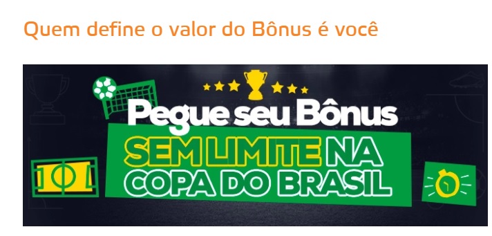 Betmotion Brasil - bônus de 30% sem limite na Copa do Brasil