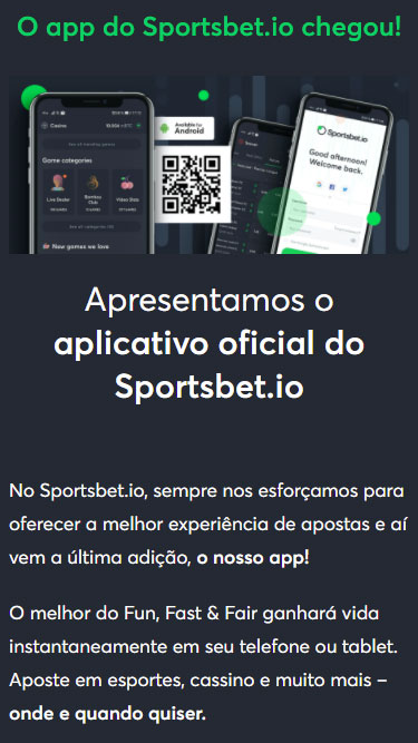 aplicativo sportingbet ios