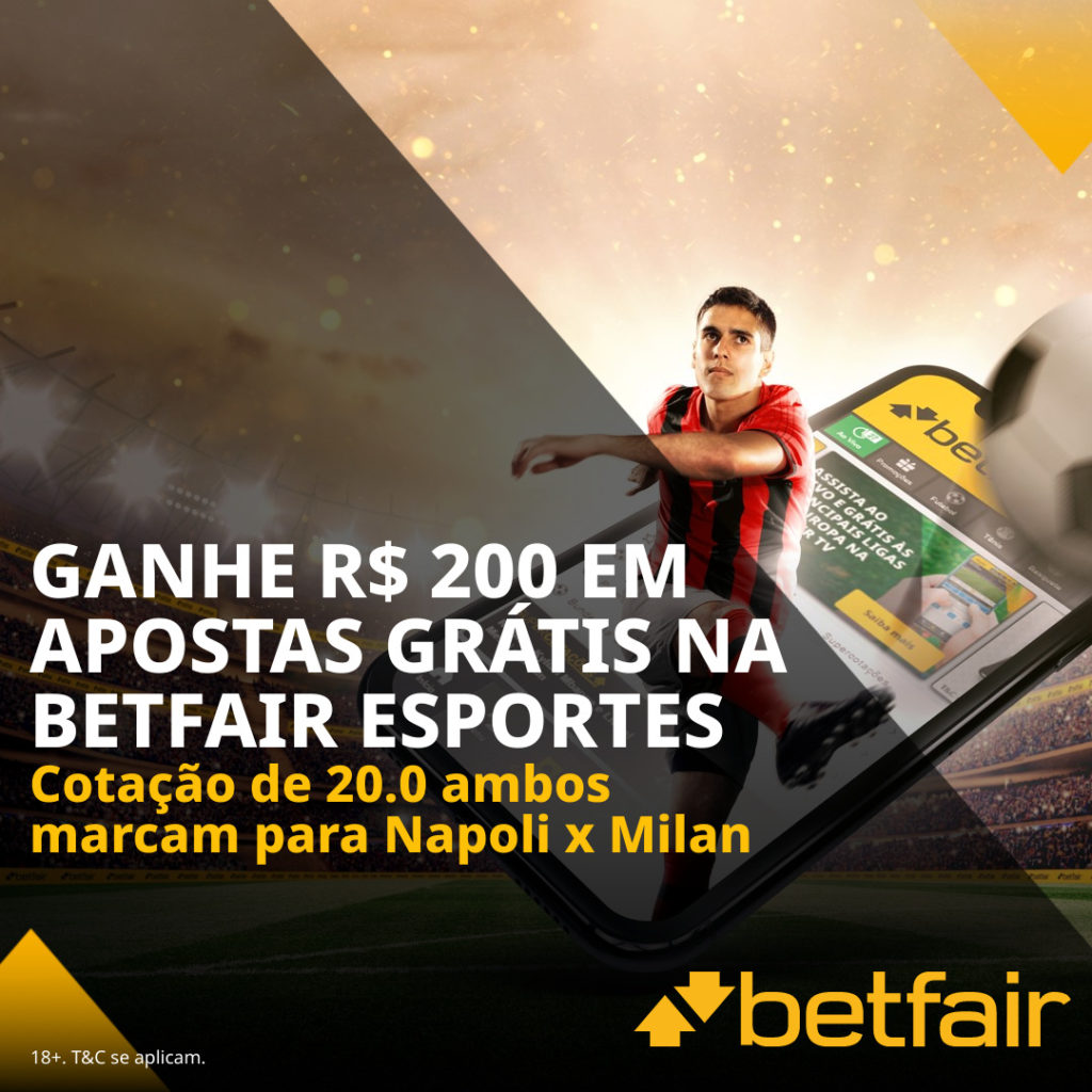 Betfair Super Preço - Napoli x Milan