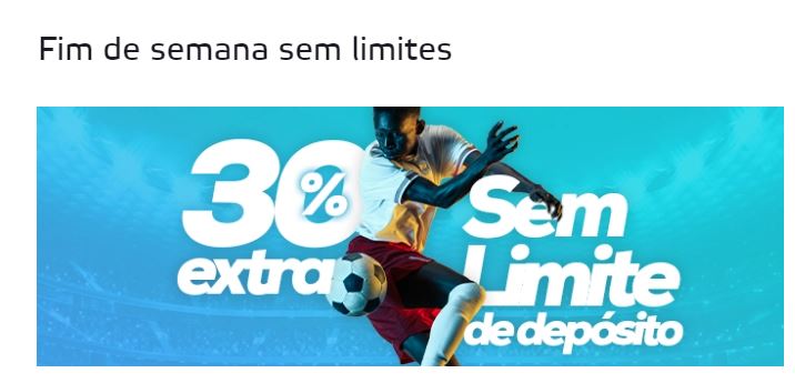 Promoção Betmotion - Bônus de 30% sem limite de depósito