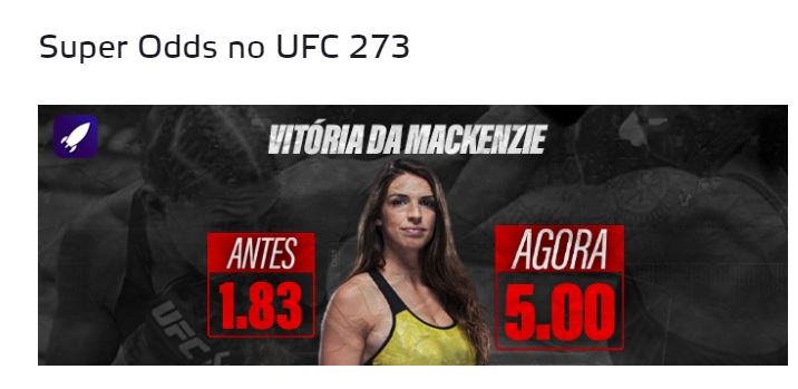 Betmotion - Super Odds no UFC 273