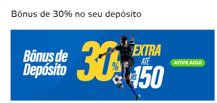 Betmotion - Bônus de 30% até R$150 no final de semana