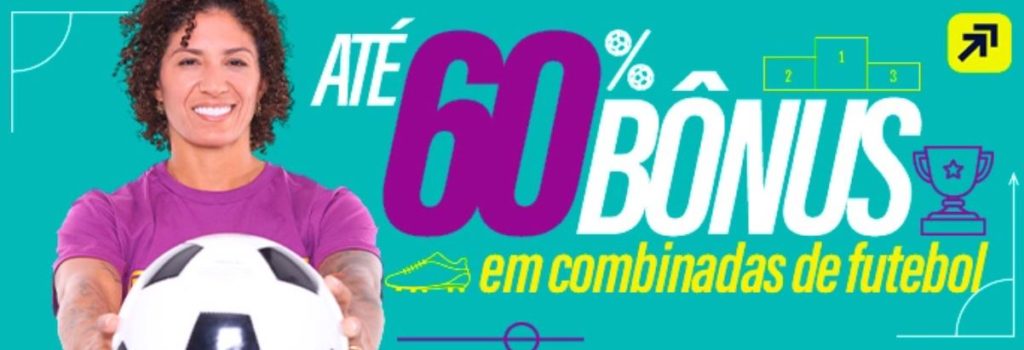 Promoção Betmotion - Bônus de até 60% para combinadas de futebol