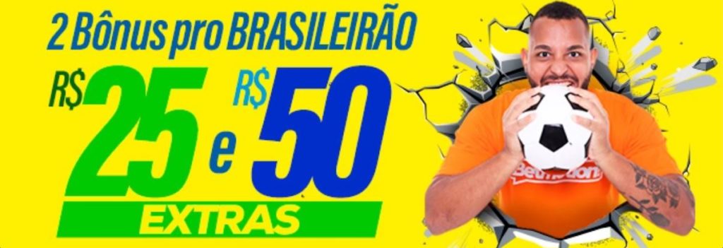 Promoção Betmotion - Dois bônus para o Brasileirão