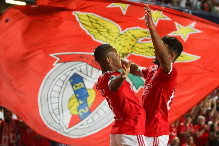 David Neres, do Benfica