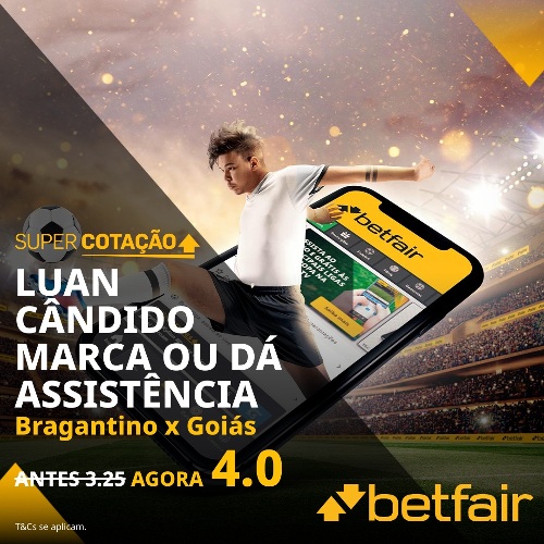 Promoção Betfair Bragantino x Goiás