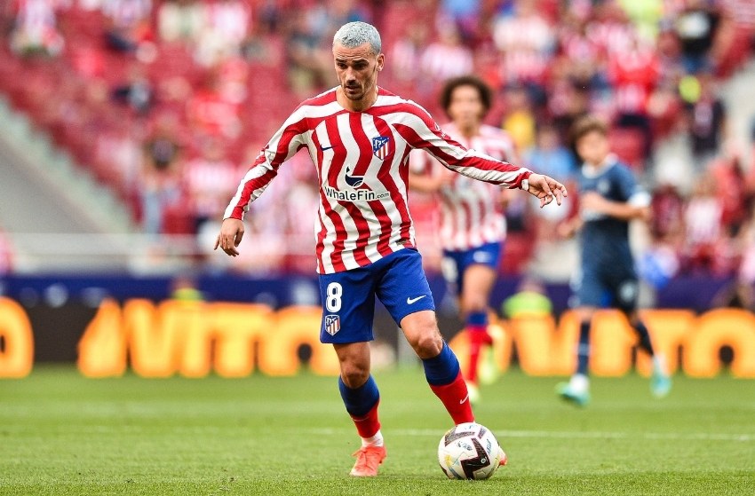 Griezmann em ação pelo Atlético de Madrid