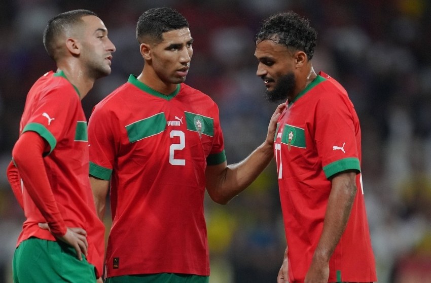 Jogadores do Marrocos