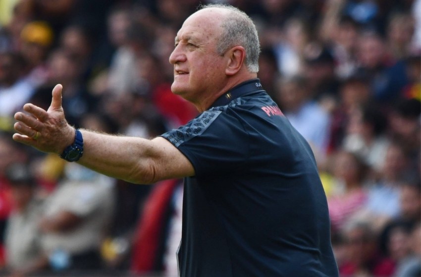 Técnico Luiz Felipe Scolari, do Athletico-PR