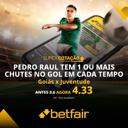 Promoção Betfair - Góias x Juventude