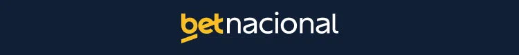 Betnacional logo: caracteres brancos sobre fundo azul-escuro. 