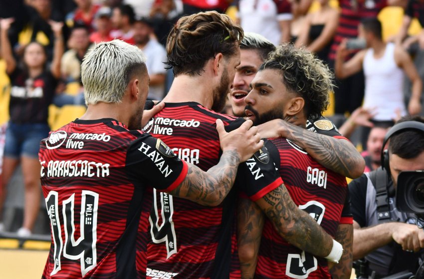 Jogadores do Flamengo