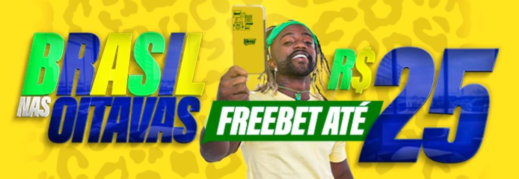 Promoção Betmotion - Freebet de até R$25 para Brasil x Coreia do Sul