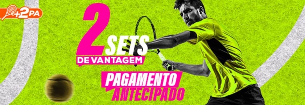 Promoção Betmotion - Pagamento Antecipado com 2 sets de vantagemno Australian Open