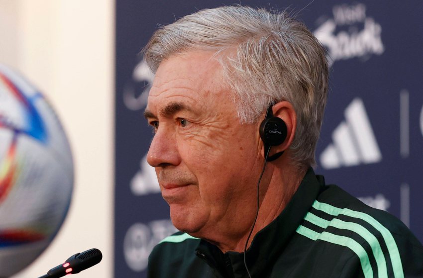 Carlo Ancelotti, técnico do Real Madrid