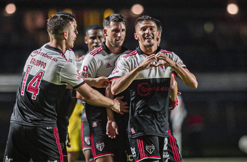 Jogadores do São Paulo