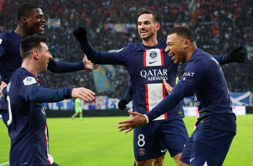 Messi e Mbappé, do PSG