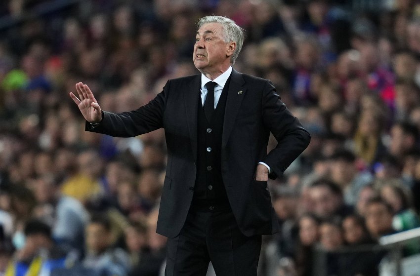 Técnico Carlo Ancelotti, do Real Madrid