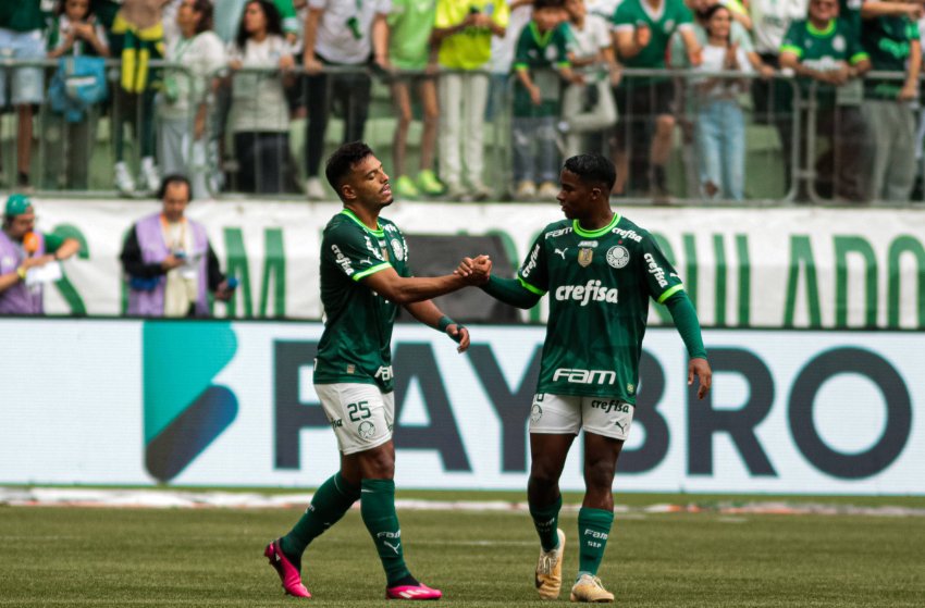 Gabriel Menino e Endrick, do Palmeiras