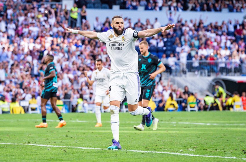 Benzema, do Real Madrid