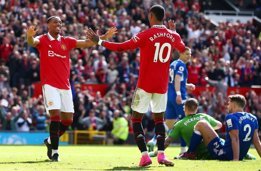 Martial e Rashford, do Manchester United