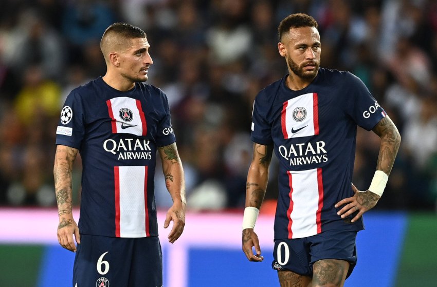 Verratti e Neymar, do PSG