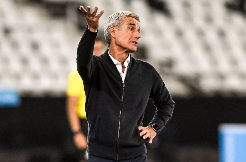 Técnico Luís Castro saiu do Botafogo