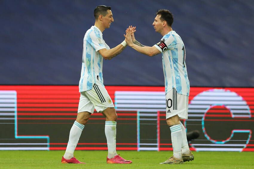 Messi e Di María, da Argentina