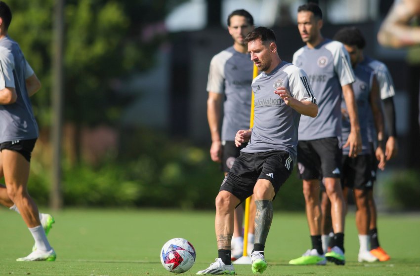 Messi e Busquets, do Inter Miami