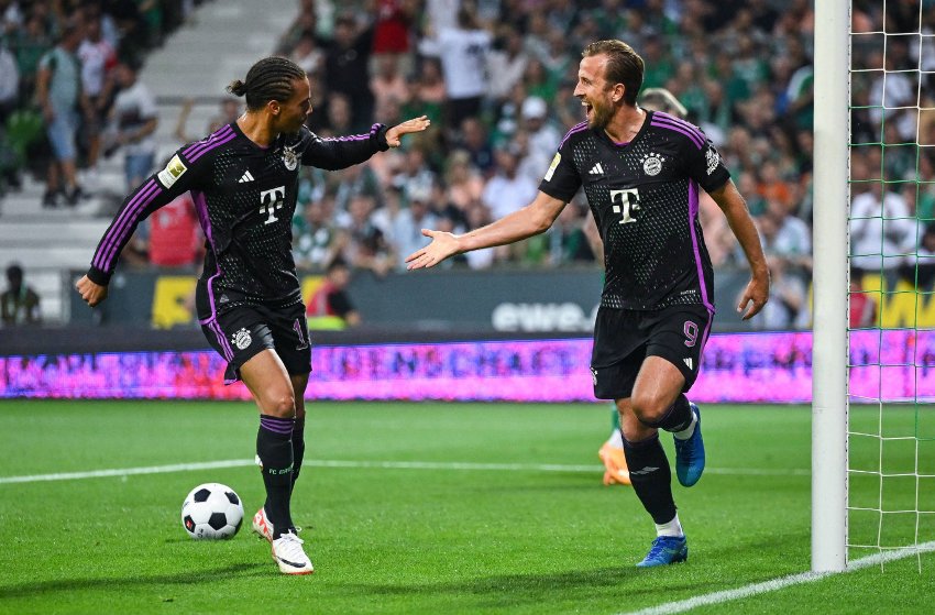 Harry Kane faz gol, dá assistência e Bayern goleia o Werder Bremen