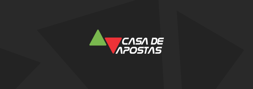 Divulgação da Casa de Apostas no SDA. A marca da casa de apostas aparece ao centro, em tons de verde, vermelho e branco contra fundo estilizado com a identidade visual do site.