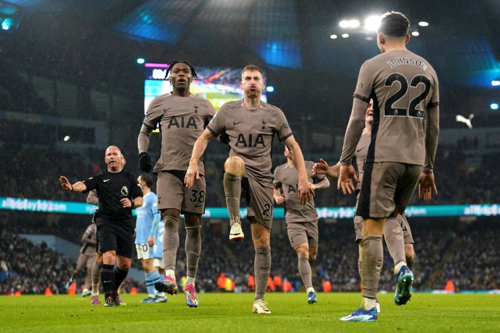 Em jogo de seis gols, Manchester City e Tottenham empatam pela Premier  League
