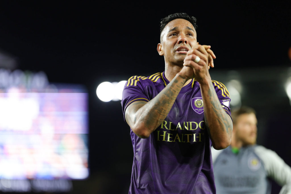 Antonio Carlos, do Orlando City, em um jogo da MLS.