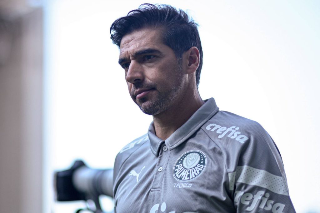 Técnico Abel Ferreira no comando do Palmeiras