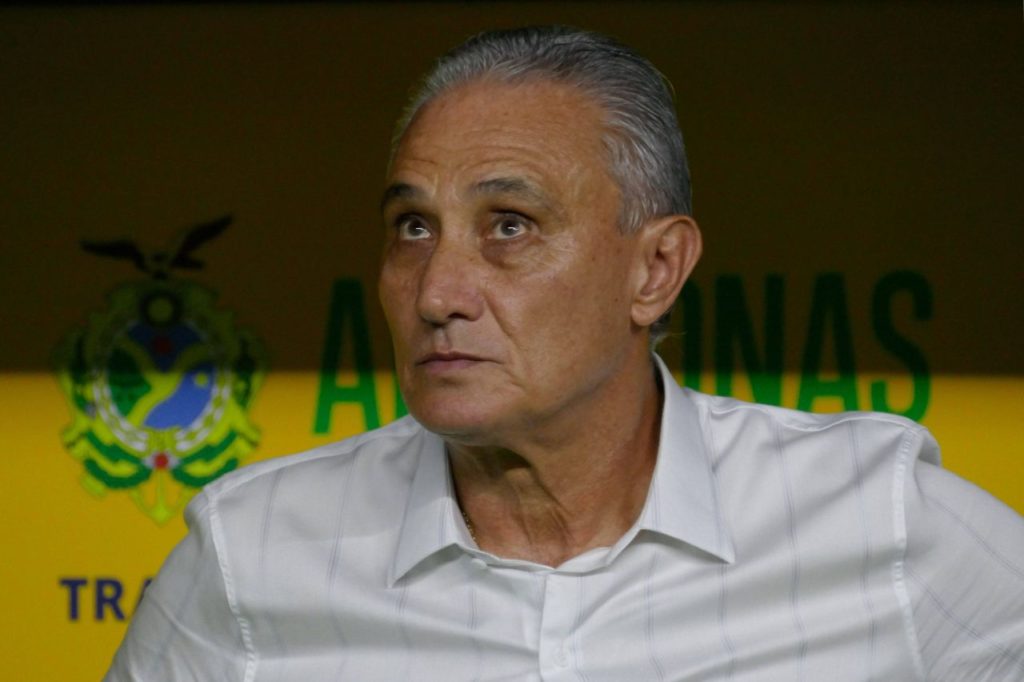 Técnico Tite no comando do Flamengo