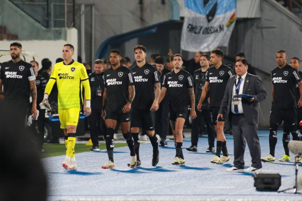 Jogadores do Botafogo na Libertadores