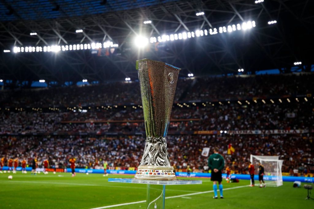 Taça da Liga Europa no gramado