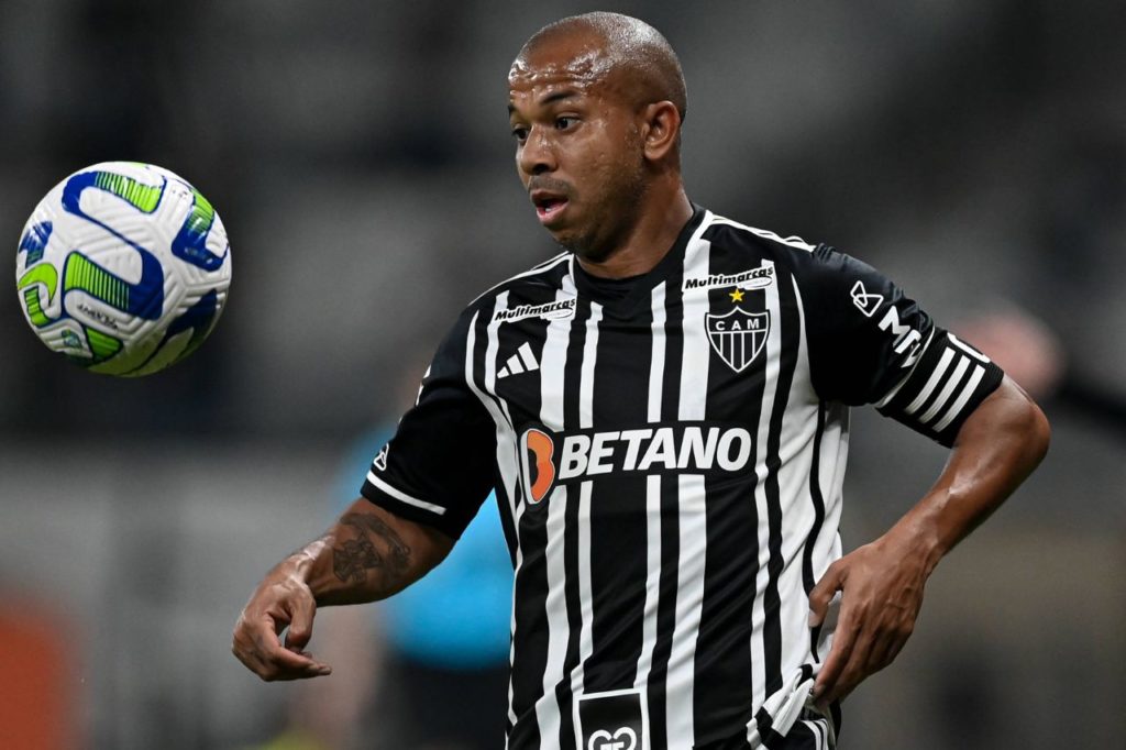 Lateral-direito Mariano em jogo do Atlético Mineiro