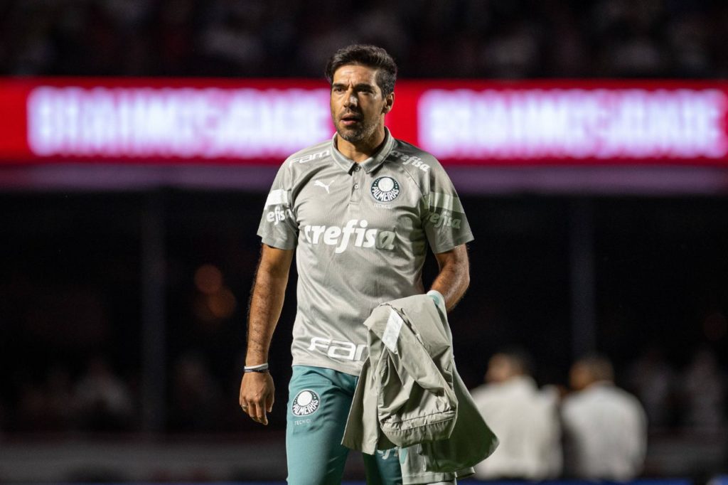 Técnico Abel Ferreira no comando do Palmeiras