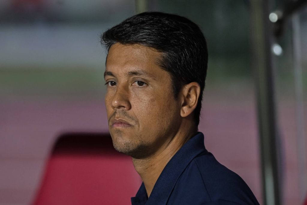 Técnico Thiago Carpini no comando do São Paulo