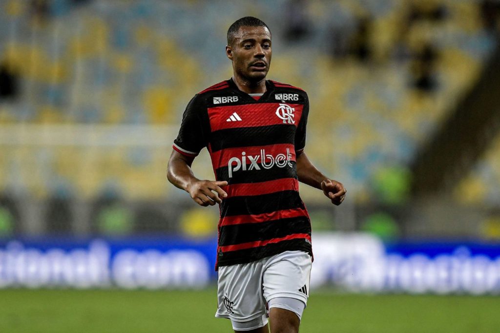 Nicolás De La Cruz em ação pelo Flamengo