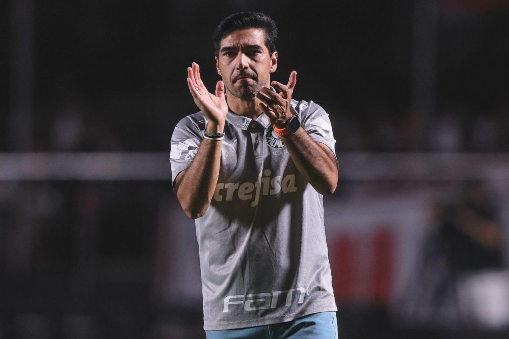 Técnico Abel Ferreira no comando do Palmeiras