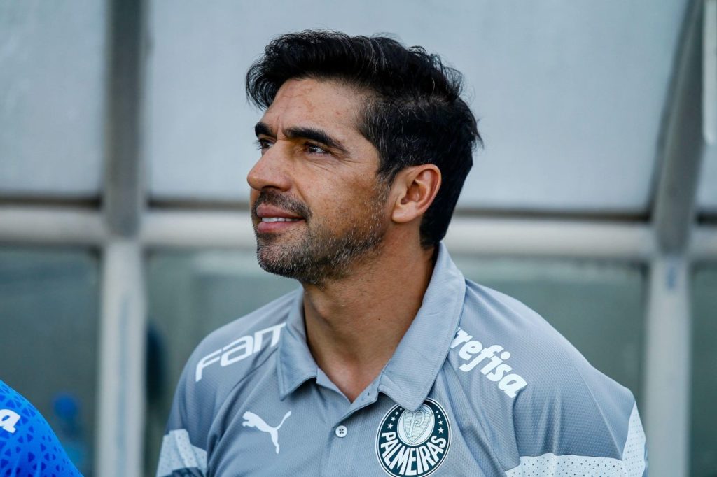 Técnico Abel Ferreira no comando do Palmeiras