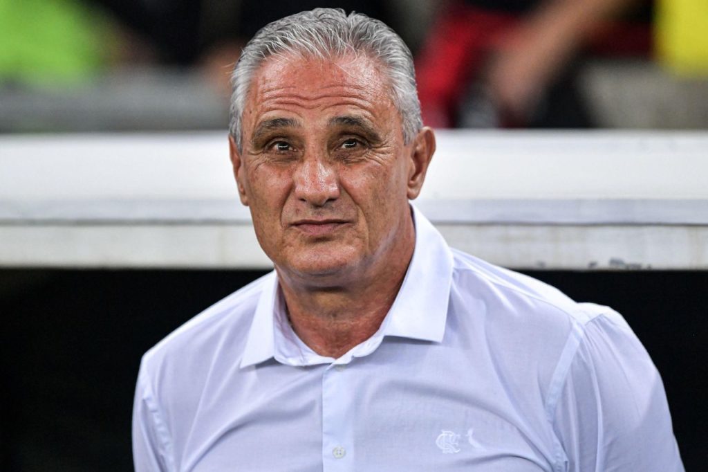 Técnico Tite no comando do Flamengo na Libertadores