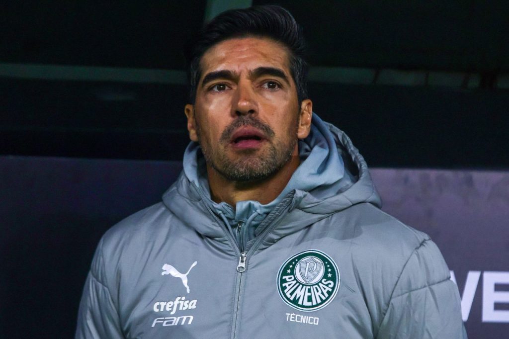 Técnico Abel Ferreira no comando do Palmeiras