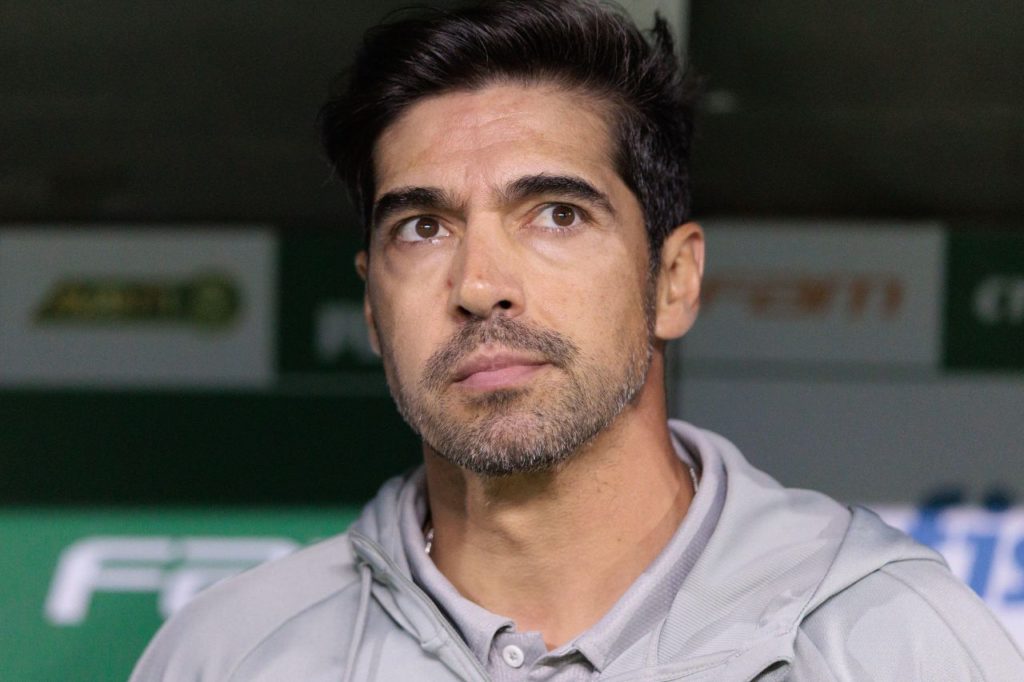 Técnico Abel Ferreira no comando do Palmeiras