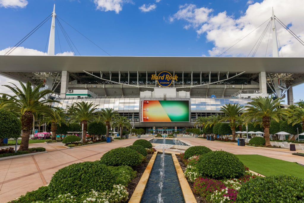 Hard Rock Stadium, Miami Gardens, Florida 7 outubro 2022 (©Chad Robertson / Alamy Stock Photo)
