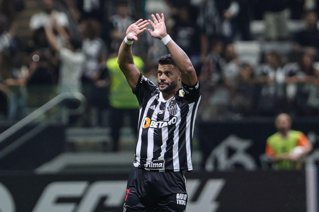 Hulk em jogo do Atlético-MG no Brasileirão