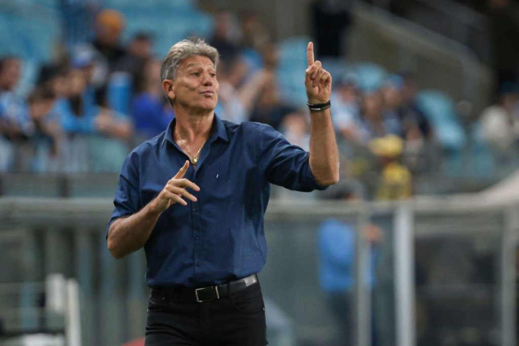 Técnico Renato Gaúcho no comando do Grêmio