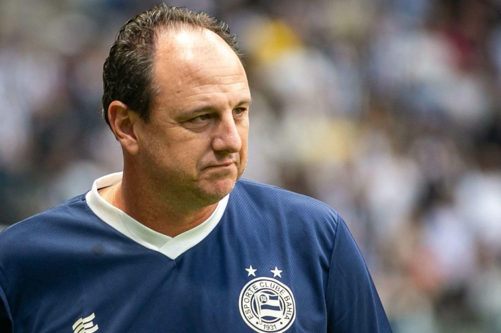 Técnico Rogério Ceni no comando do Bahia no Brasileiro